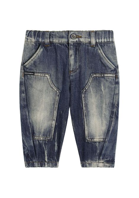 Jeans con logo DOLCE & GABBANA KIDS | L15P49 LDE21S9000